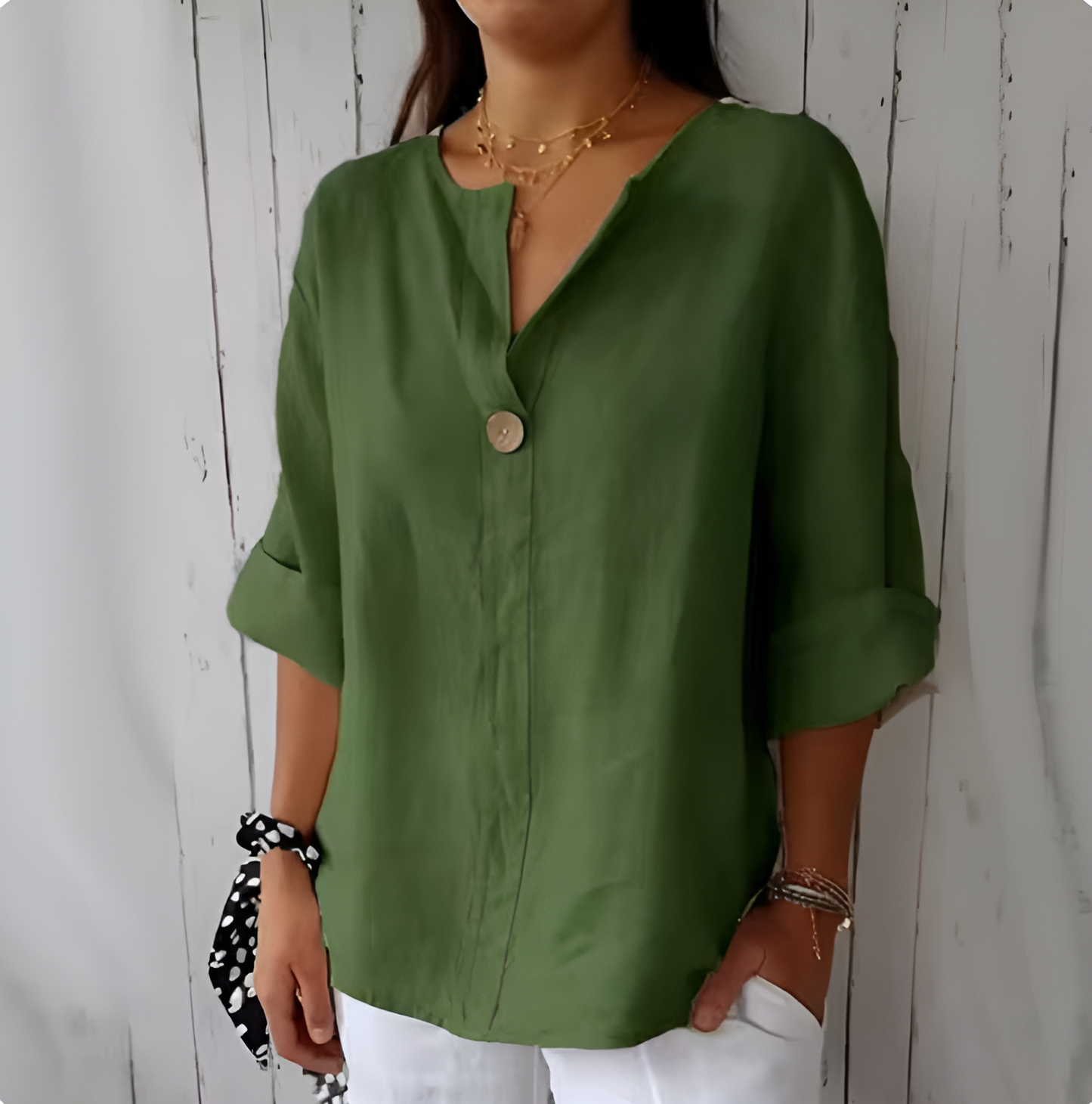 Anita™ | Chemise en lin élégante (50 % de réduction)