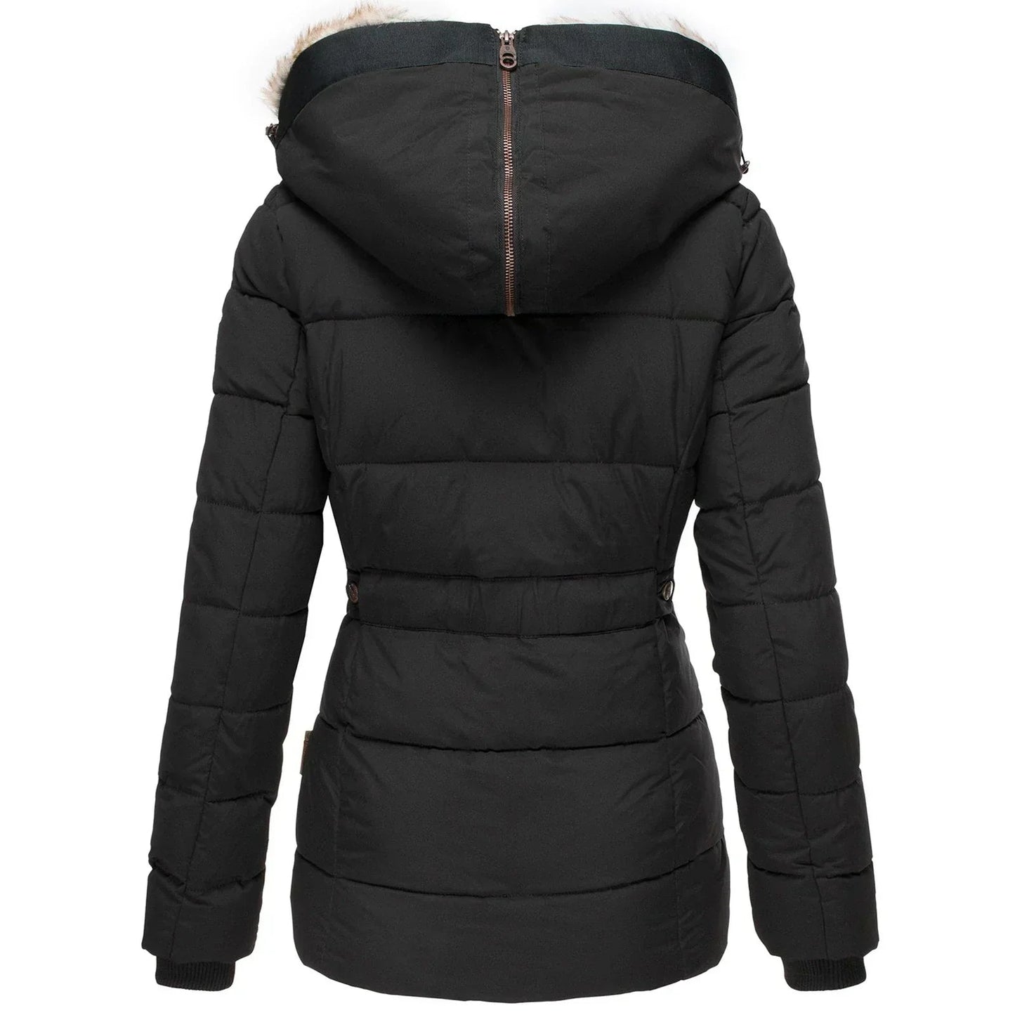 Belén - Manteau d'hiver chaud doublé de fourrure