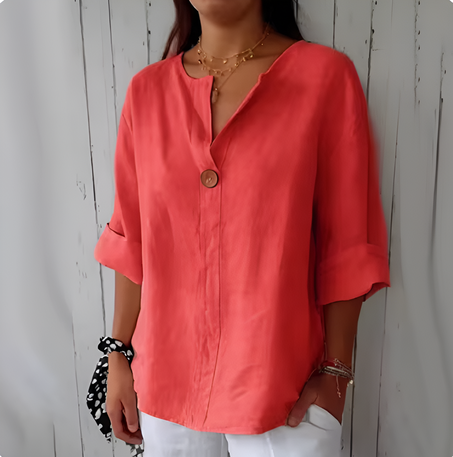 Anita™ | Chemise en lin élégante (50 % de réduction)