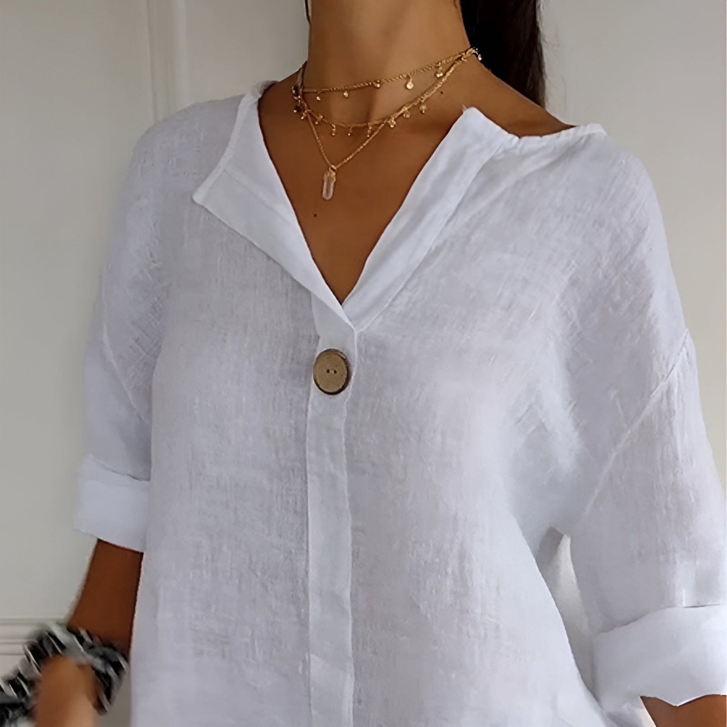 Anita™ | Chemise en lin élégante (50 % de réduction)