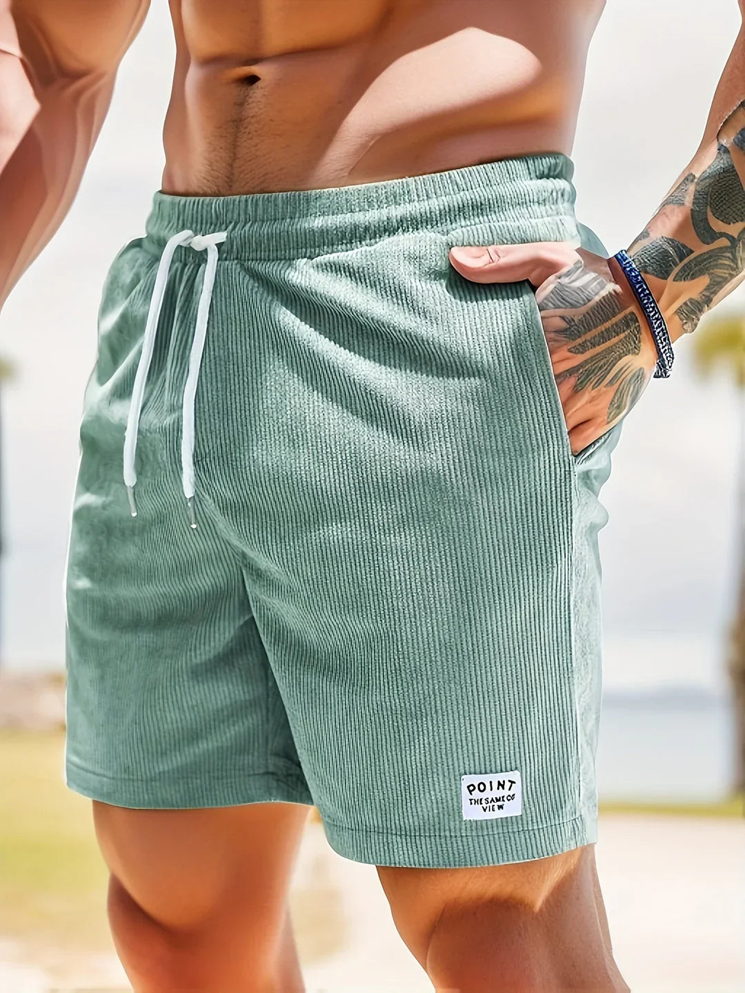 ALESSIO™ - SHORT DE BAIN POUR HOMME EN CORDON