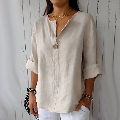 Anita™ | Chemise en lin élégante (50 % de réduction)