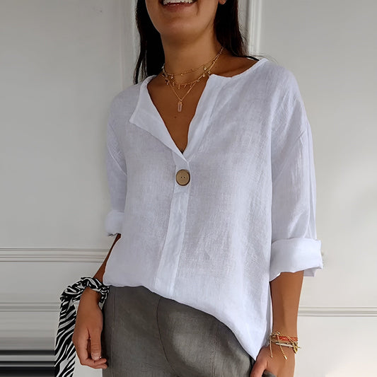 Anita™ | Chemise en lin élégante (50 % de réduction)